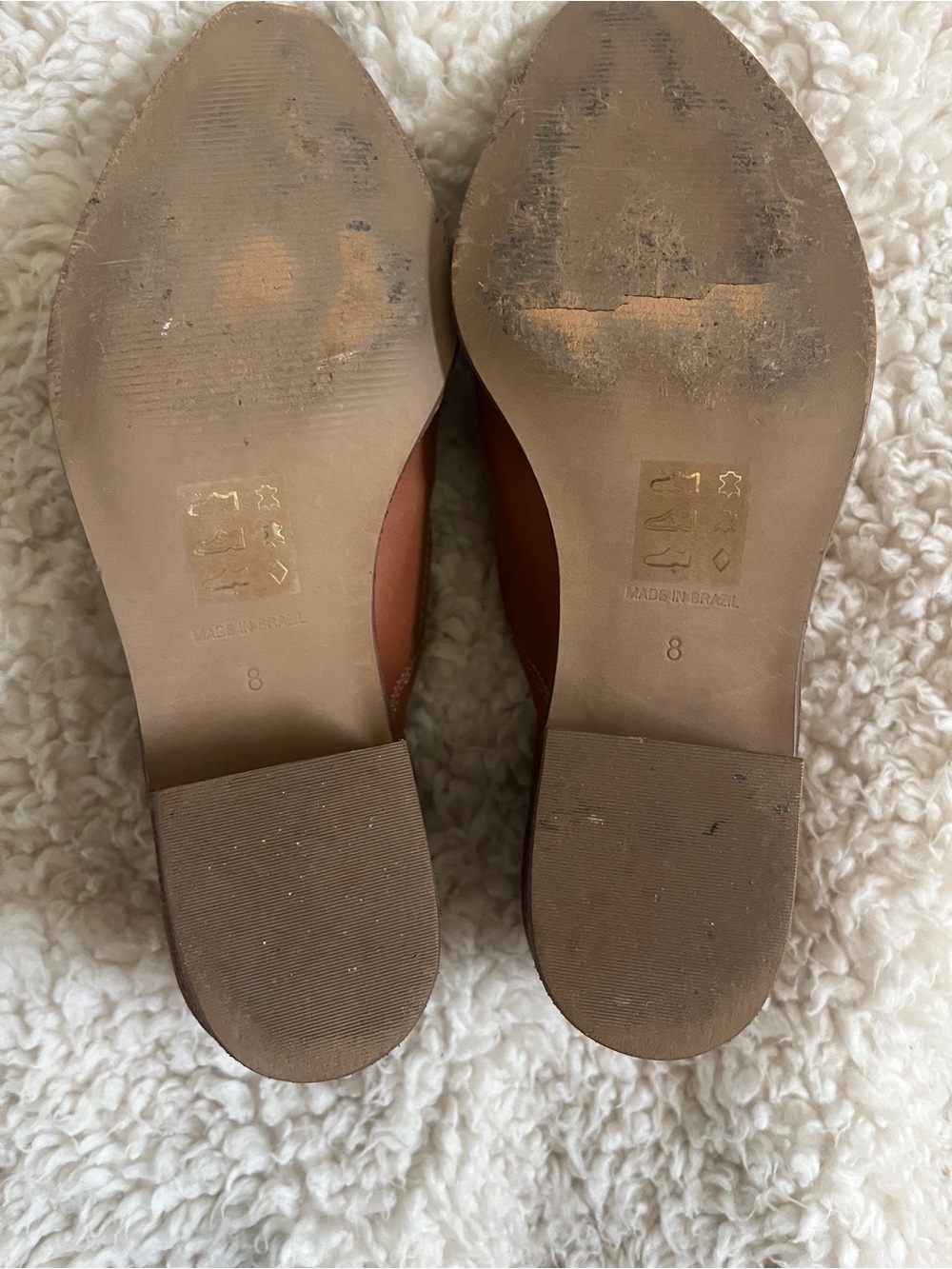 Madewell Classic Pointed-Toe Slip-On Booties in Brown 8 - Picture 6 of 6